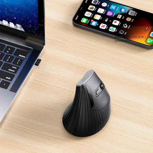 Uineer Vertical Ergonomic Wireless Mouse 2 4GHz 12 Month Battery Life - image 9