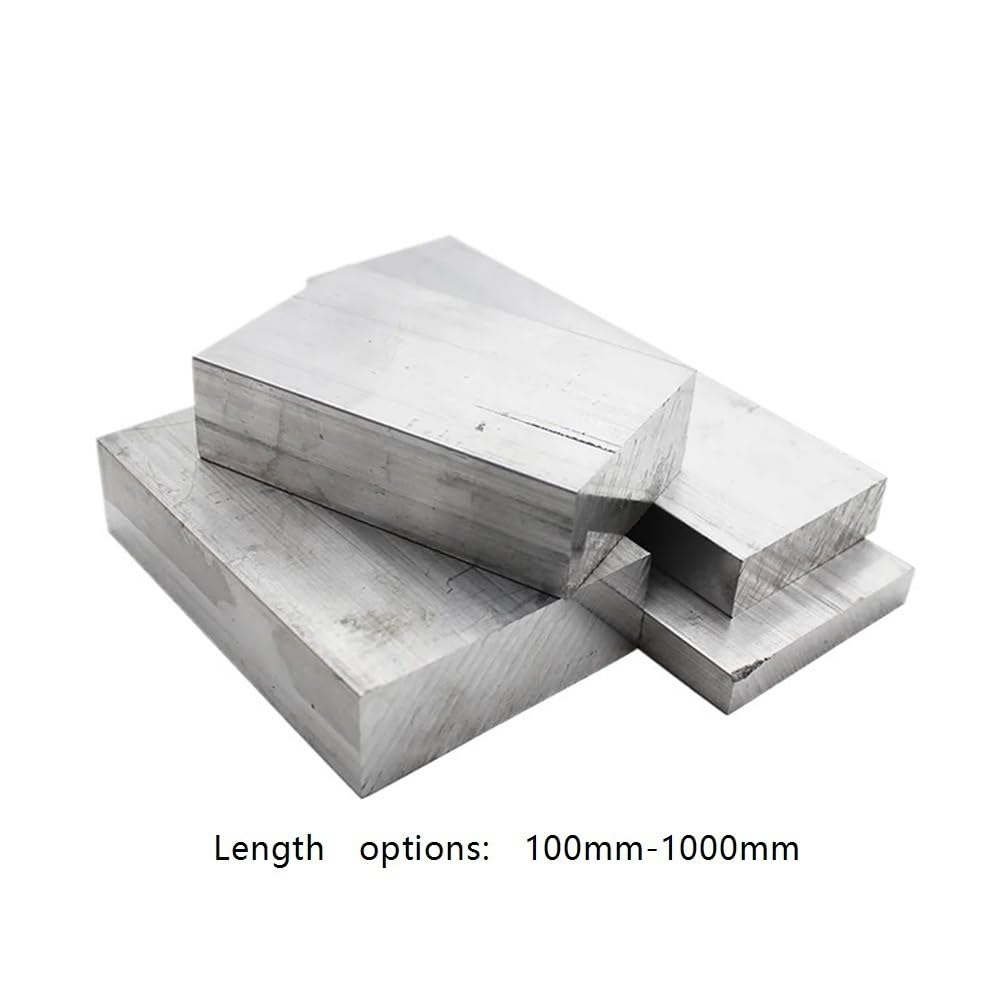 Lamiera piatta in alluminio 6061 ad alta resistenza - Spessore 10 mm, lunghezza 100-1000 mm - Piastra resistente 1 pz.(500X10X45mm)