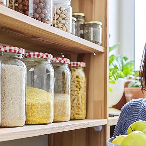 120 Pezzi Perni per Mensole Supporto, 4 Stili