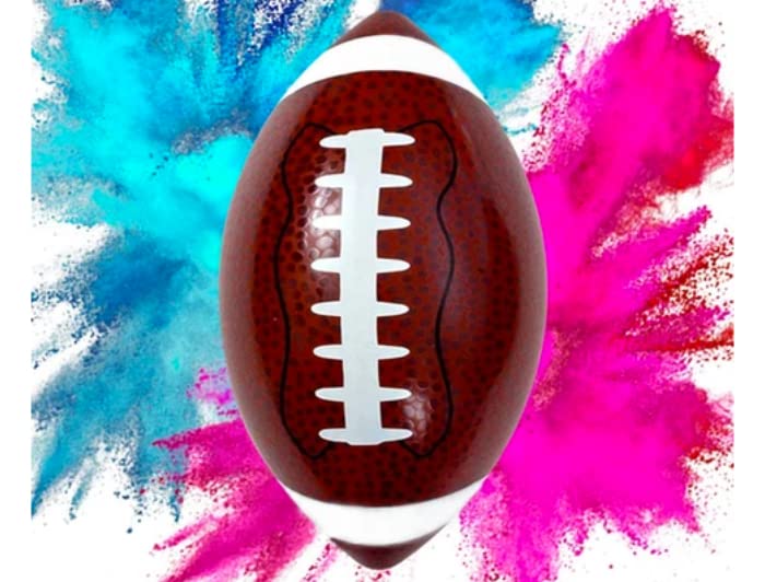 Milestone PropsGender Reveal NFL Ball/American Football. Include Pink & Blue Powder. Girl Boy Gender Reveal Party
