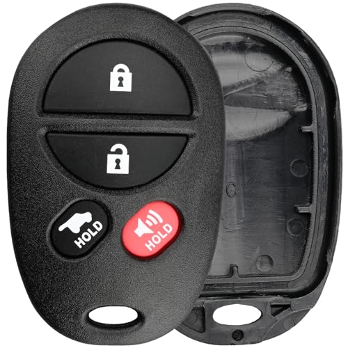Coque de clé GQ43VT20T pour Avalon 2005-2008 et Solara 3 boutons noire