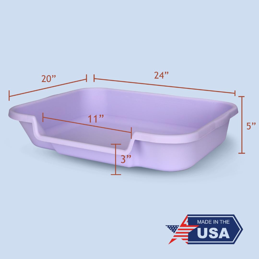 Kitty Go Here Senior Cat Litter Box for Cats That Can't cope with a