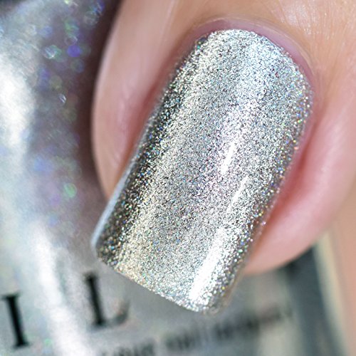 Image of ILNP Avalanche - Pure Silver Holographic Nail Polish