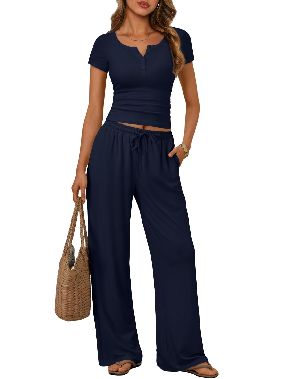 Photo 1 of Trendy Queen Women Wide Leg Pants medium