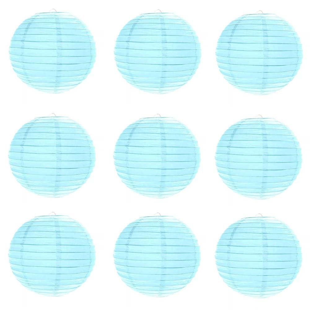 Farolillos de papel, 10 unidades, 20 cm, pantalla de papie, farolillos de papel, decoración para bodas, reuniones familiares, reuniones de amigos, baby showers, cumpleaños, barbacoas