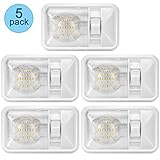 Kohree 12V Led RV Ceiling Dome Light 320LM RV Interior Lighting for Trailer Camper with Switch,...