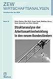 egeland tom  Strukturanalyse der Arbeitsmarktentwicklung in den neuen Bundesländern