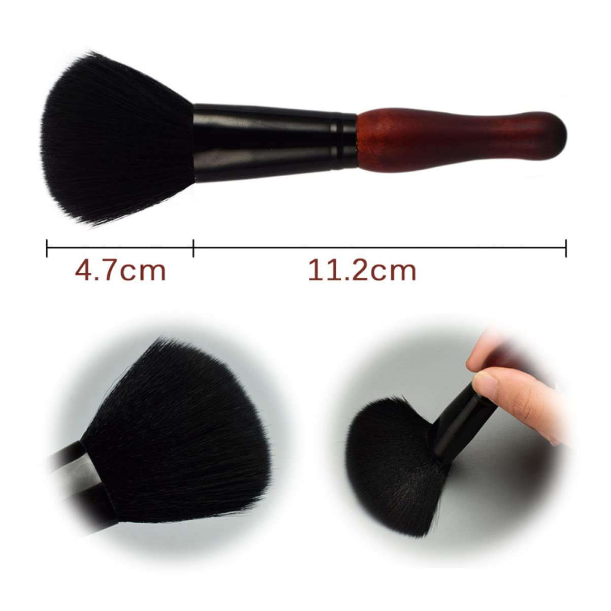 minkissy Professional Makeup Brush Set Blush Brush for Women 1pc Wooden Handle Nylon Fiber Cosmetics Makeup Kit for Women