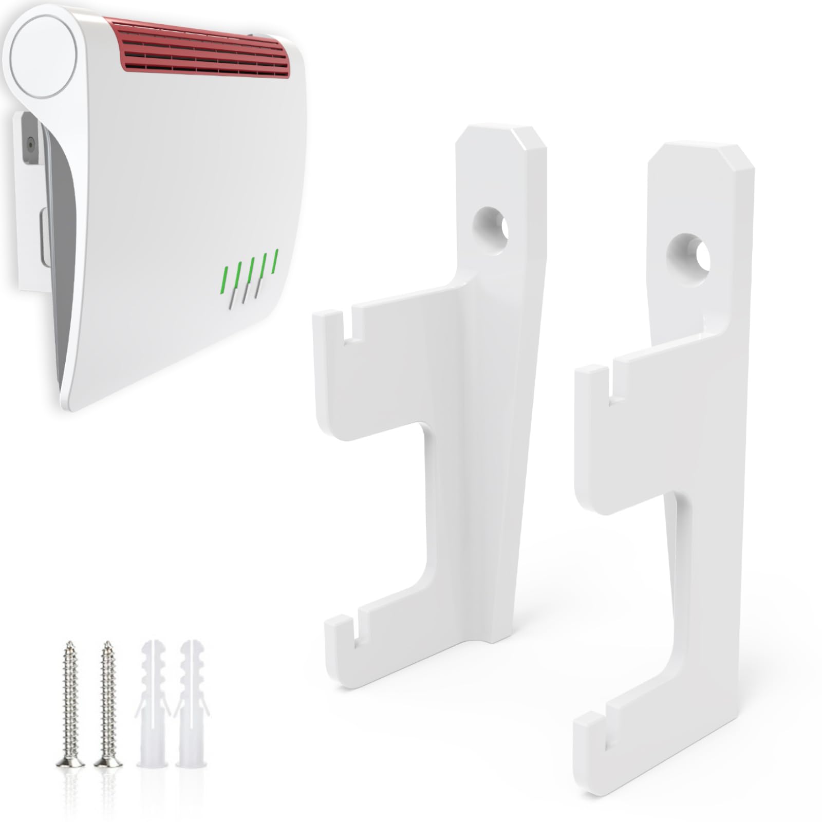 Wandhalterung für FritzBox 7590/7590AX/7530/5590/7510 Router, JLNJLE Hochwertiges ABS Halter Halterung Modem Aufhängung mit Kabelmanagement für Führt Wärme ab und Spart Platz (Nicht 3D-Druck)
