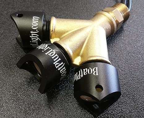 Diablo Royale Customs Y-Knot Triple Typhon Boat Drain Plug Light (red)