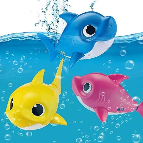 Miniatura 7 de Robo Alive Junior ZURU - Juguete de baño para cantar y nadar a pilas Baby Shark (rosa) (embalaje personalizado)