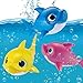 Robo Alive Junior Baby Shark Battery-Powered Bath Toy by Zuru, Sing and Swim Mommy Shark, Pink (Custom Packaging)
