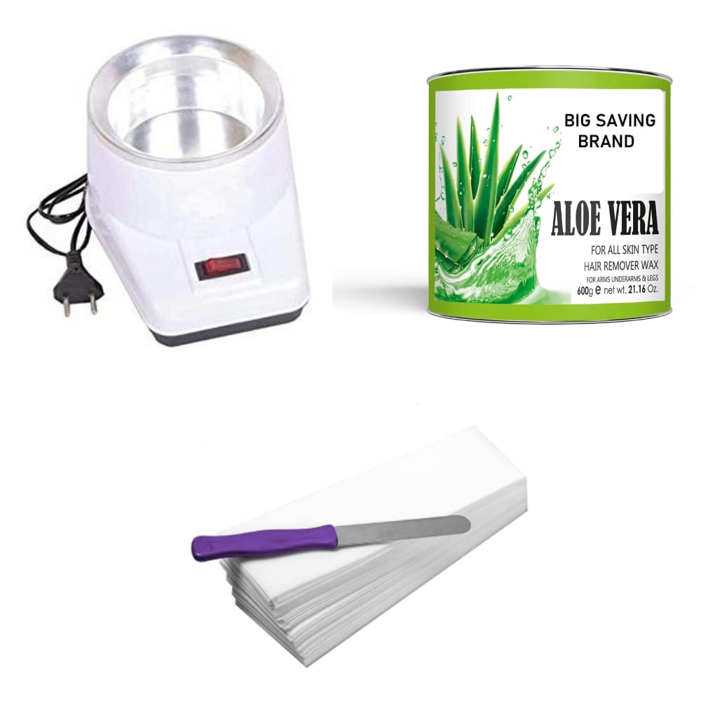 EQUVIA Wax Heater Whole body Hair Removal Aloe Vera Wax 400 g. Spatula Knife wax heater kit Wax Heater Combo for Women (B0BC5WCZ75) Amazon Price History, Amazon Price Tracker