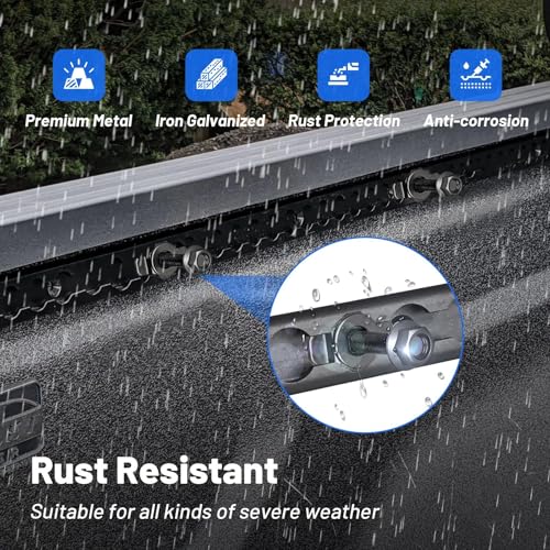 Anina 6Pcs L-Track Duplo Lug Roscado Porca De Fixação Amarração Parafusos De Montagem Para Pontos De