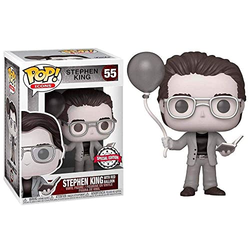 Funko Greyscale Stephen King With Red Balloon Exclusive