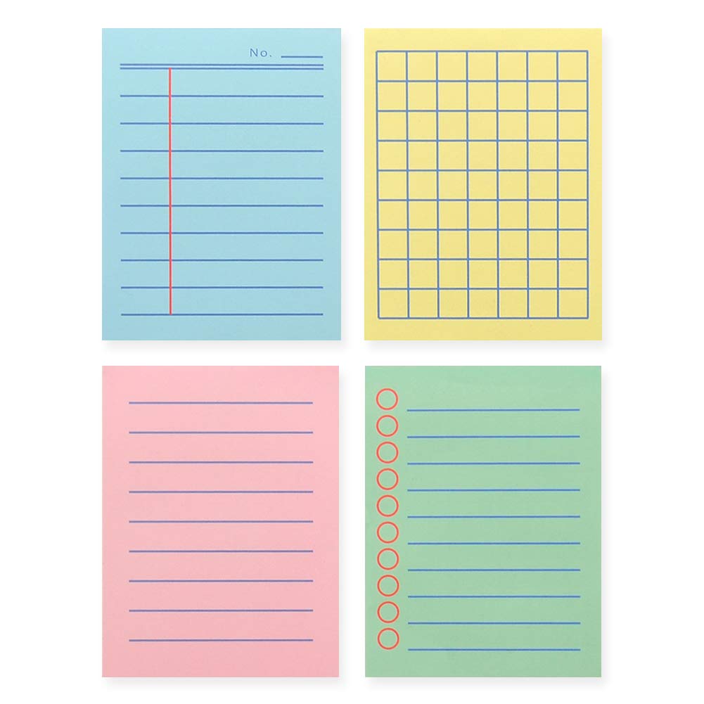 Bloc-notes Boldline Monolike, carnets de notes et d'écriture de 400 feuilles au format 8x10cm - 8