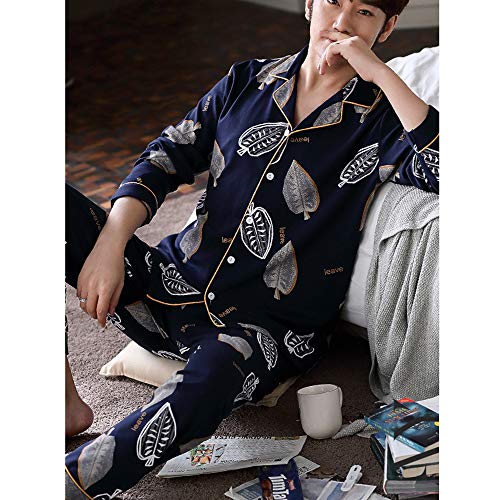 Pyjama homme respectueux de la peau ensemble coton ample 1XL