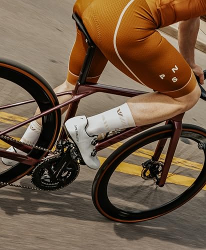 Image of Swiftwick- ASPIRE Crew Cycling Socks, Firm Compression Fit, Moisture Wicking