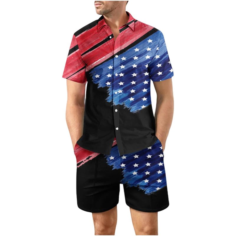 Conjunto hawaiano de hombre para fiesta en la playa y barbacoas de verano