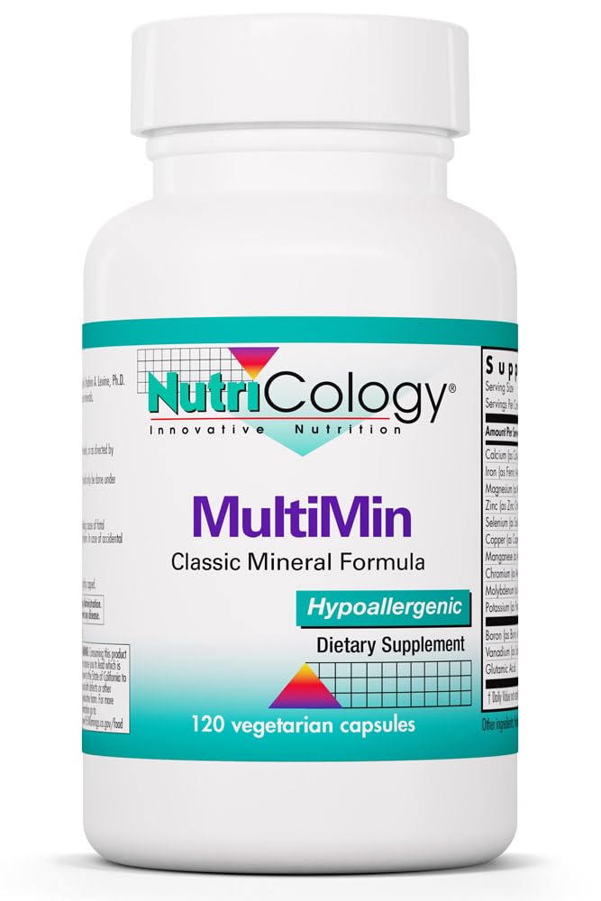 NutriCology MultiMin Essential Mineral Blend, 120 Vegetarian Capsules
