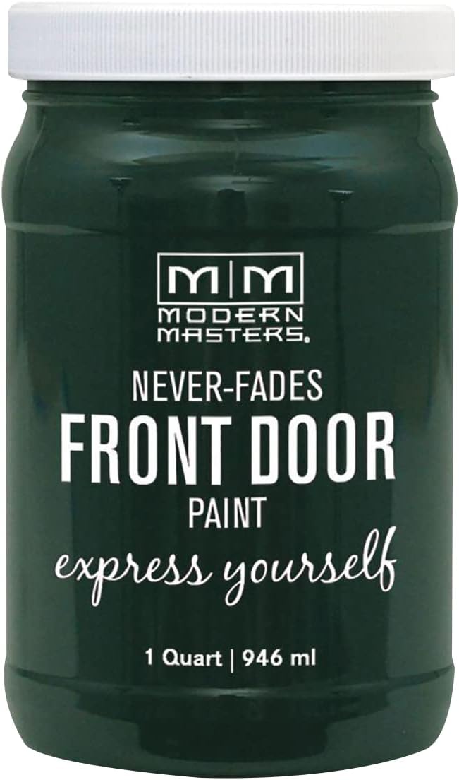 Modern Masters 275270 Front Door Paint, Quart, Satin Calm