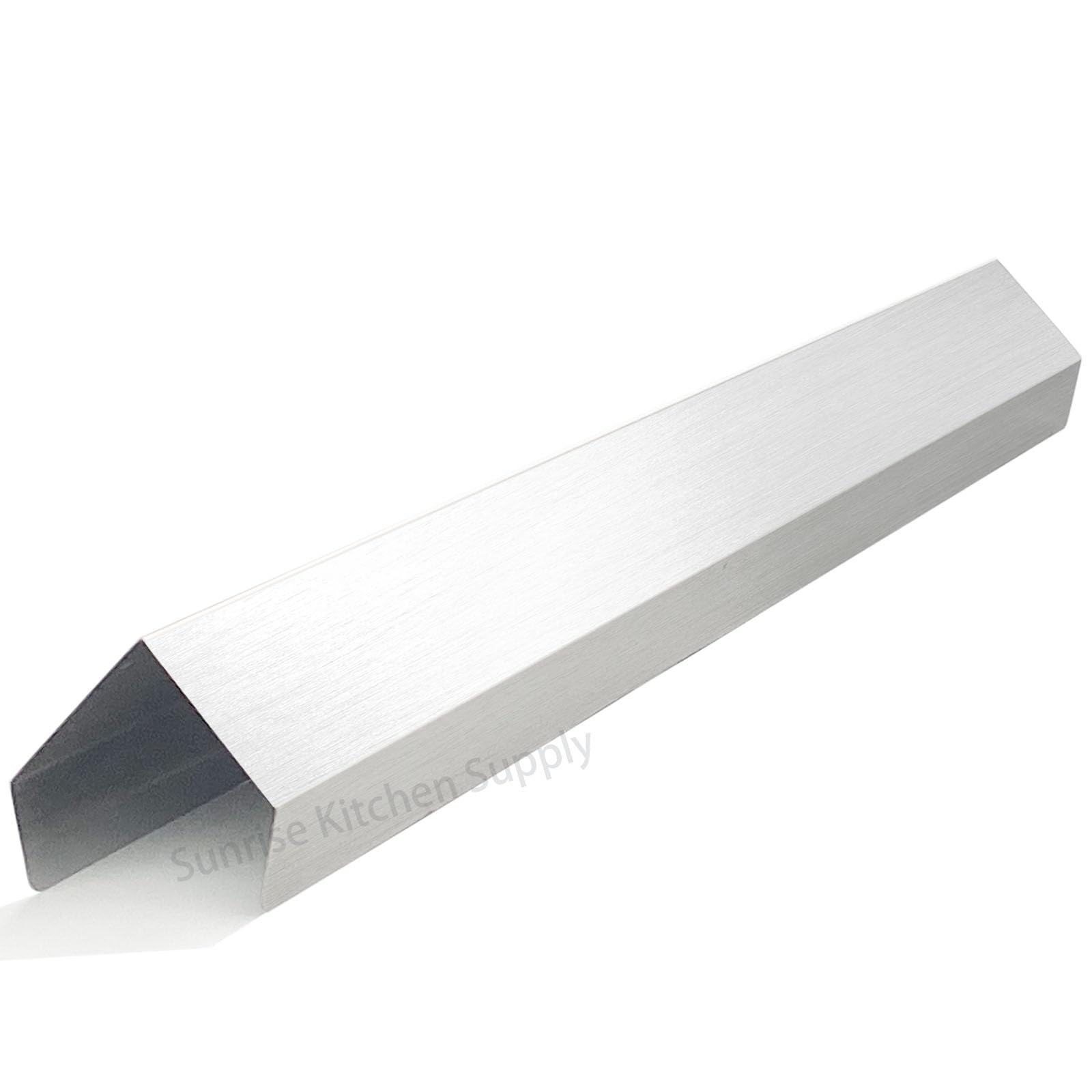 Sunrise Kitchen Supply - Confezione da 2 strisce di giunzione per friggitrice in acciaio inox (69 x 6 x 5,3 x 6,3 cm (lunghezza x larghezza x altezza)