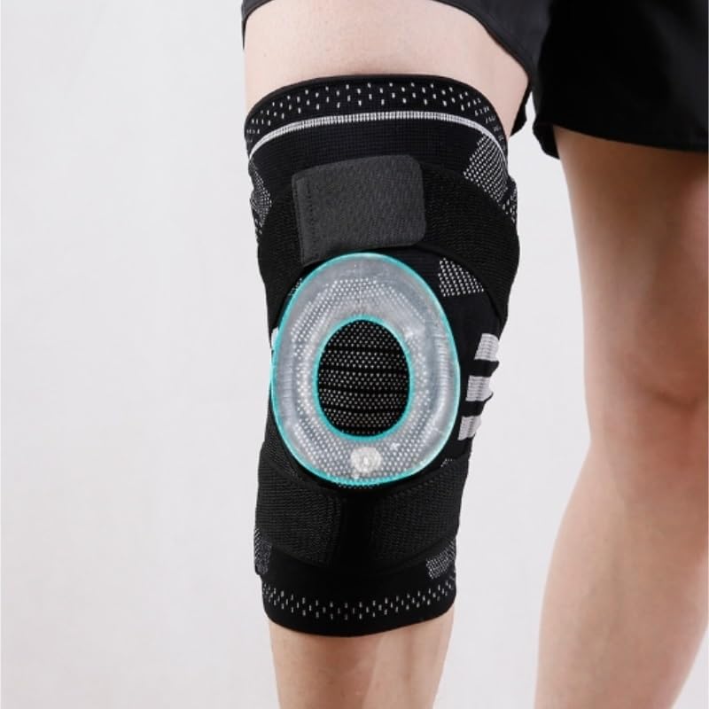 Bandage Support Sports Knee Pads Silicone Shock-absorbing Outdoor