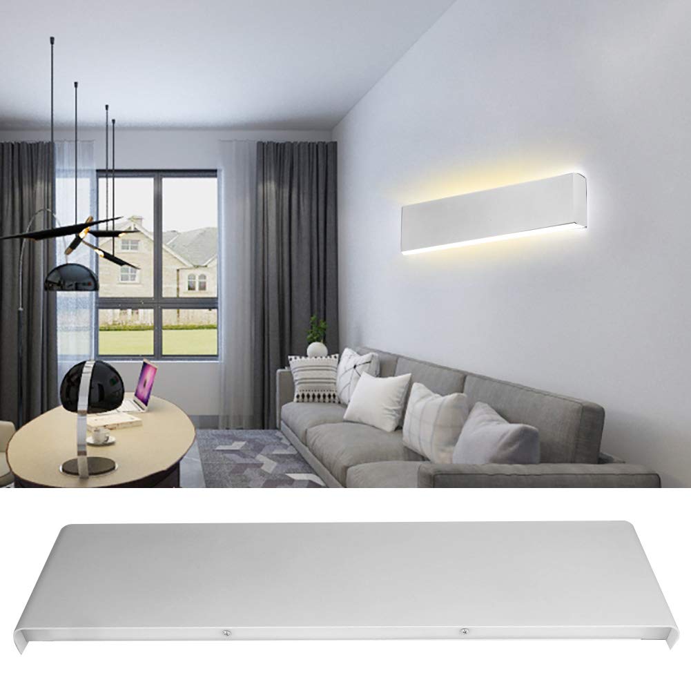 Lampada da parete a LED 22 W, impermeabile, illuminazione corridoio, decorazione da giardino esterno, 95-265 V (bianco caldo)