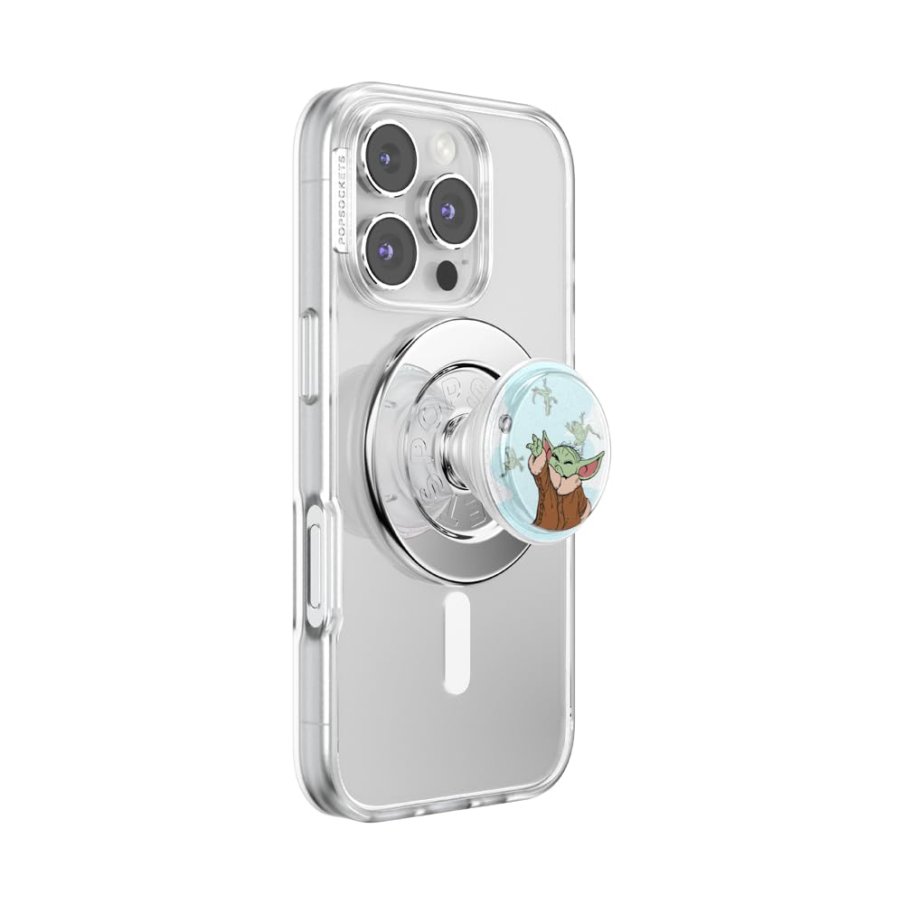 PopSockets Poignée de téléphone pour MagSafe, support magnétique, support de téléphone, Disney – Tidepool Squishy Force Snack