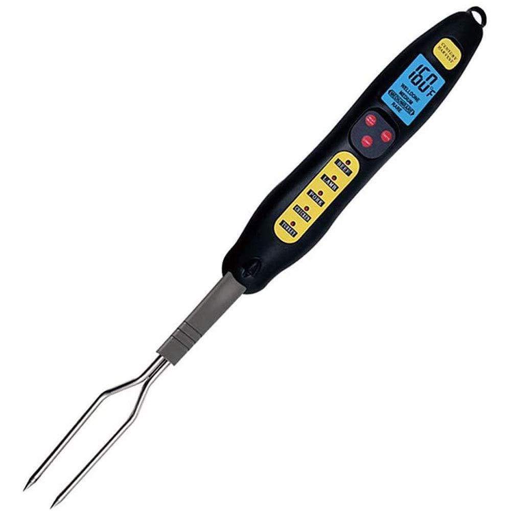 Termómetro Digital para Carne de Barbacoa, termómetro Digital rápido y preciso para Alimentos con retroiluminación, calibración, para freír, Barbacoa, Parrilla y Pavo asado