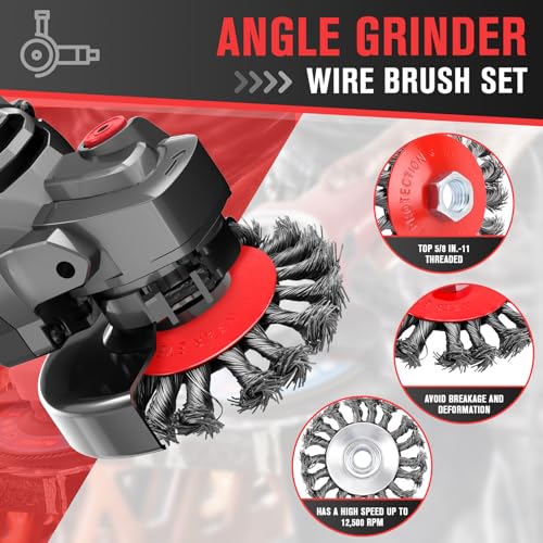 Wenrence 24005 Wire Brush For Grinder thumb #3