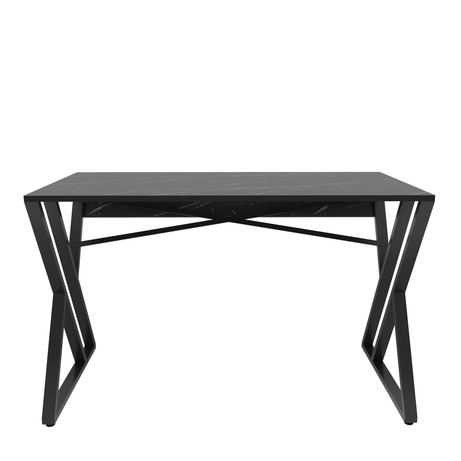 DECOROTIKA Gyza Bureau d'ordinateur, Bois d'ingénierie, Bendire/Noir