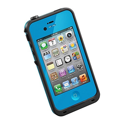 BlastCase Waterproof Shockproof Dirt Proof Snow Proof Protection Case Cover for Apple iPhone 4/4s - Non-Retail Packaging - Blue