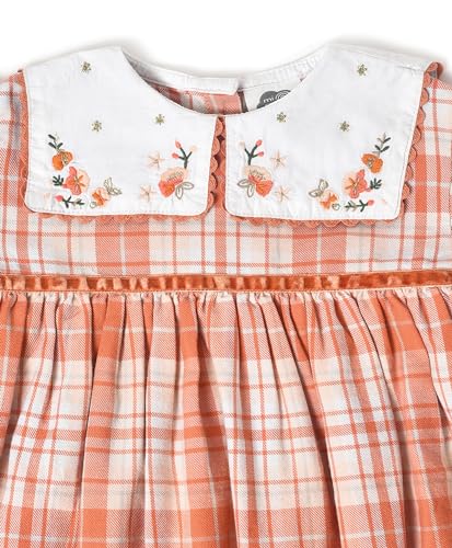 Image of Mi Arcus Corduroy Collar Dress for Baby Girl