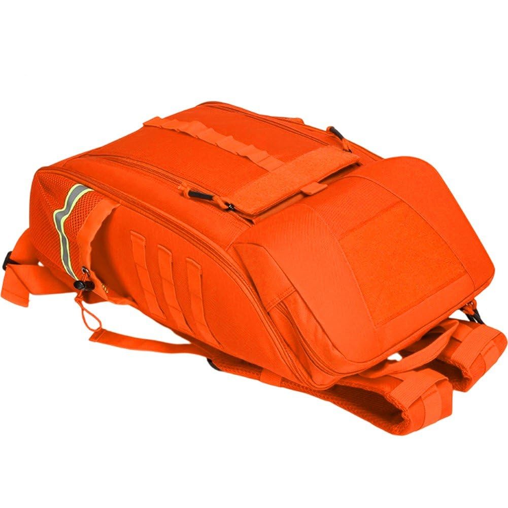 Mochila De Primeros Auxilios Vacía, Bolsa De Emergencia, Mochila Médica, Equipo De Respuesta a Emergencias para Estudiantes De Enfermería, Terapeutas Y Médicos (Mochila).