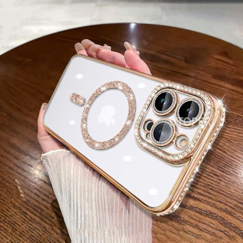 Coque iPhone 11 Pro Max magnétique pour recharger sans enlever la protection Or