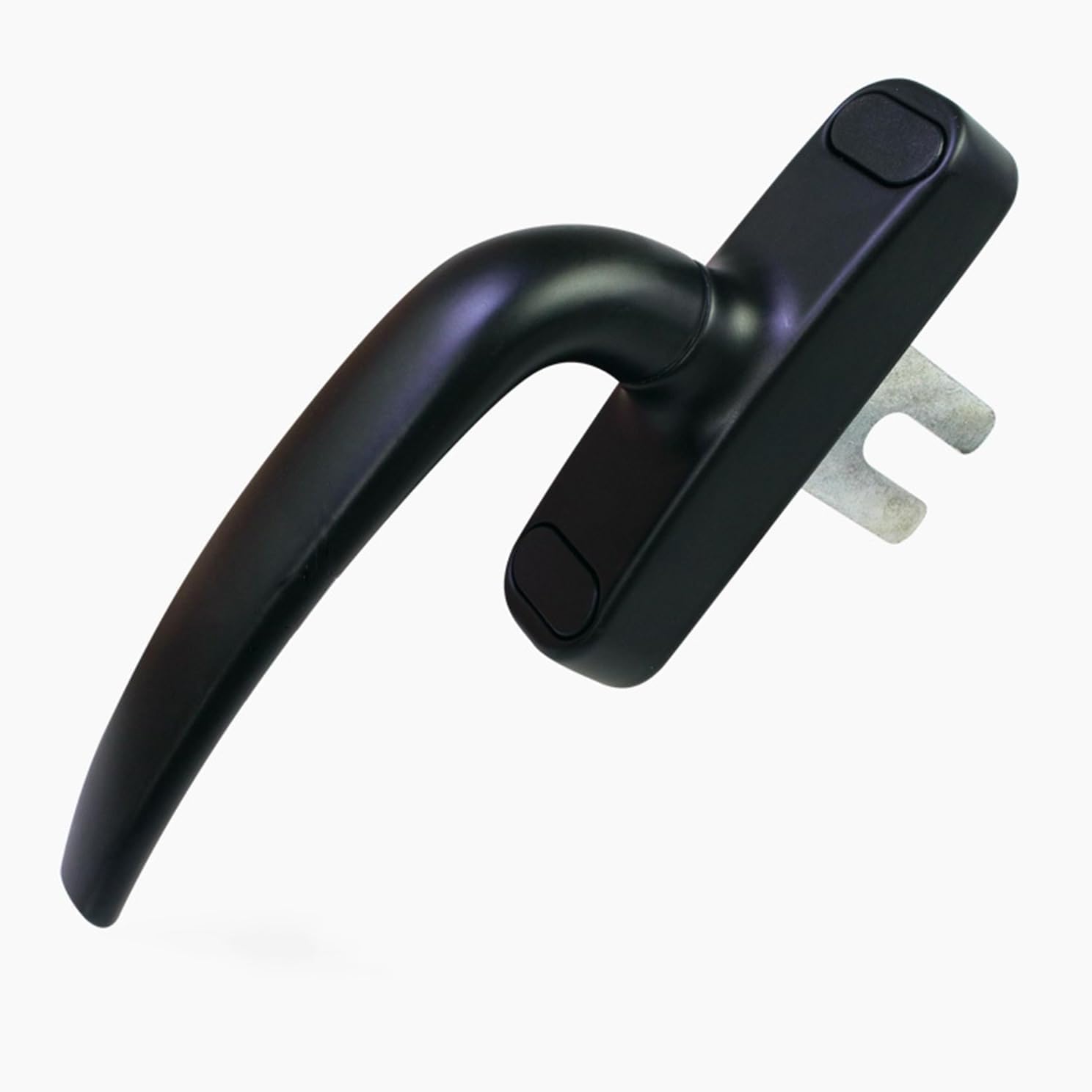 ROHCGHC Door and Window Handles, Universal Window Handle,Replacement Window Handles, Handle, Locks, Latch Plastic Steel Door Furniture Hardware Part Pull Bolt xiaoyu(Svart)