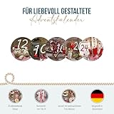 24 Adventskalender Zahlen Aufkleber - 3