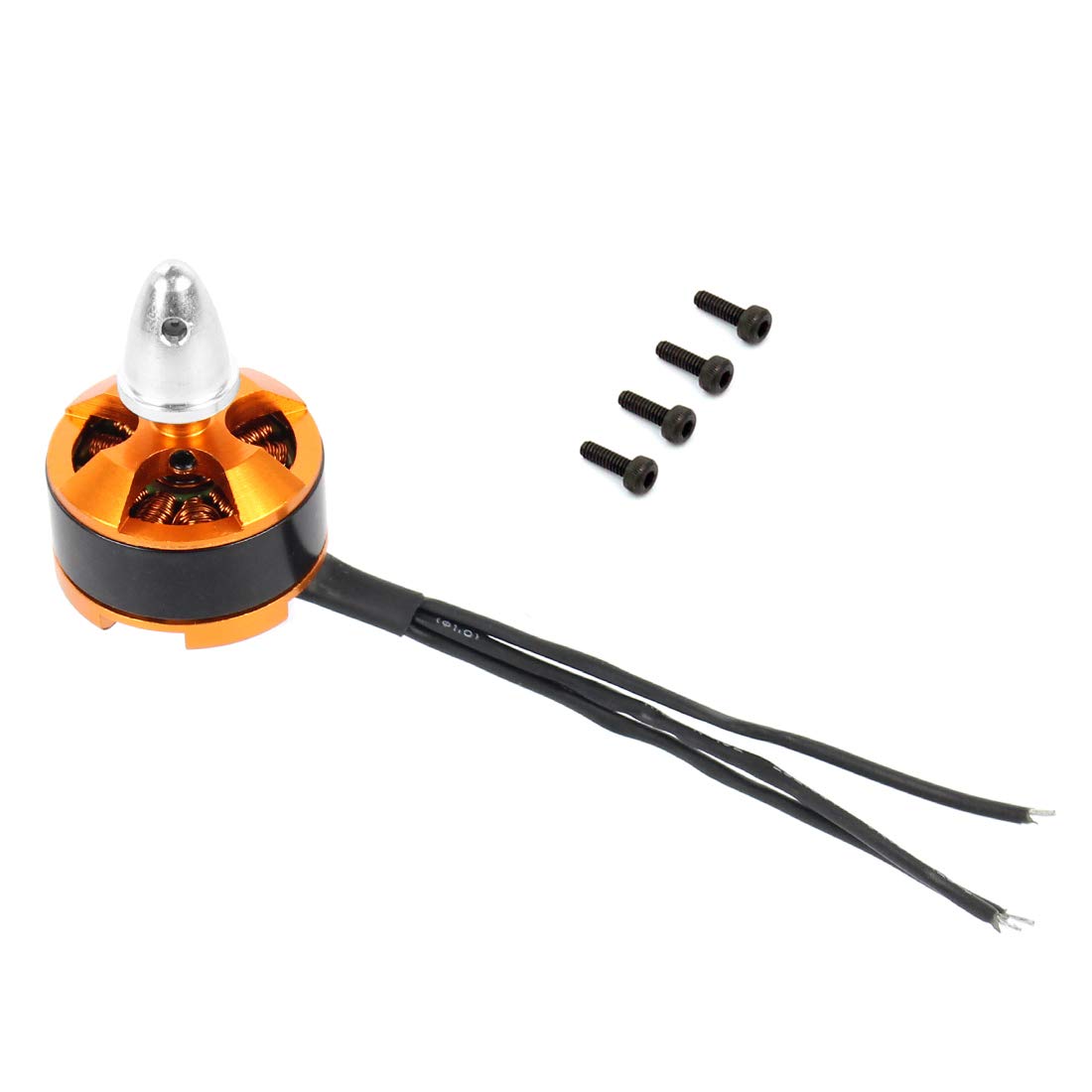 JMT Mini Multi-Rotor 1806 2400KV CW CCW Brushless Motor for DIY 2-3S 250 Mini Drone FPV CC3D 260 330 RC Quadcopter (CW Silver)