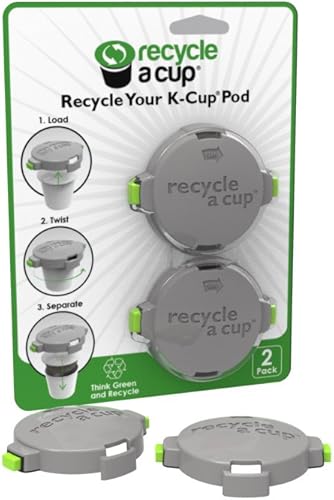 Medelco Recycle A Cup - Herramienta de reciclaje de cápsulas de café o té compatible con K-Cups - La mejor herramienta de reciclaje de cápsulas de