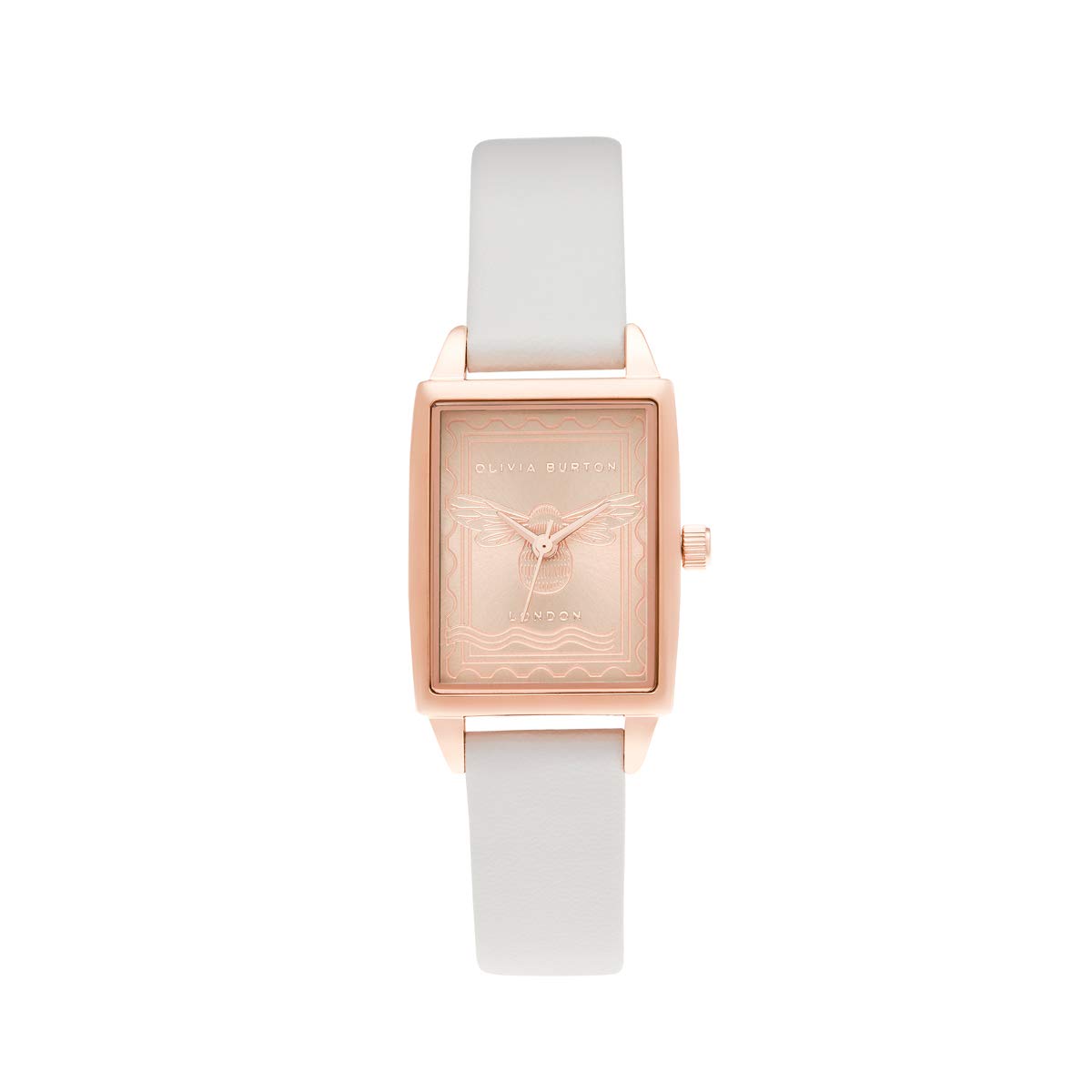 Reloj de mujer Olivia Burton London Stamp Bee analógico de cuarzo con correa 5