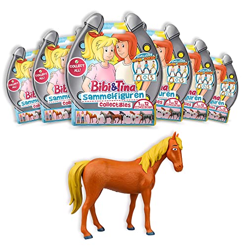 Petite figurine jouet enfant Bibi et Tina pour compléter rapidement la collection de chevaux