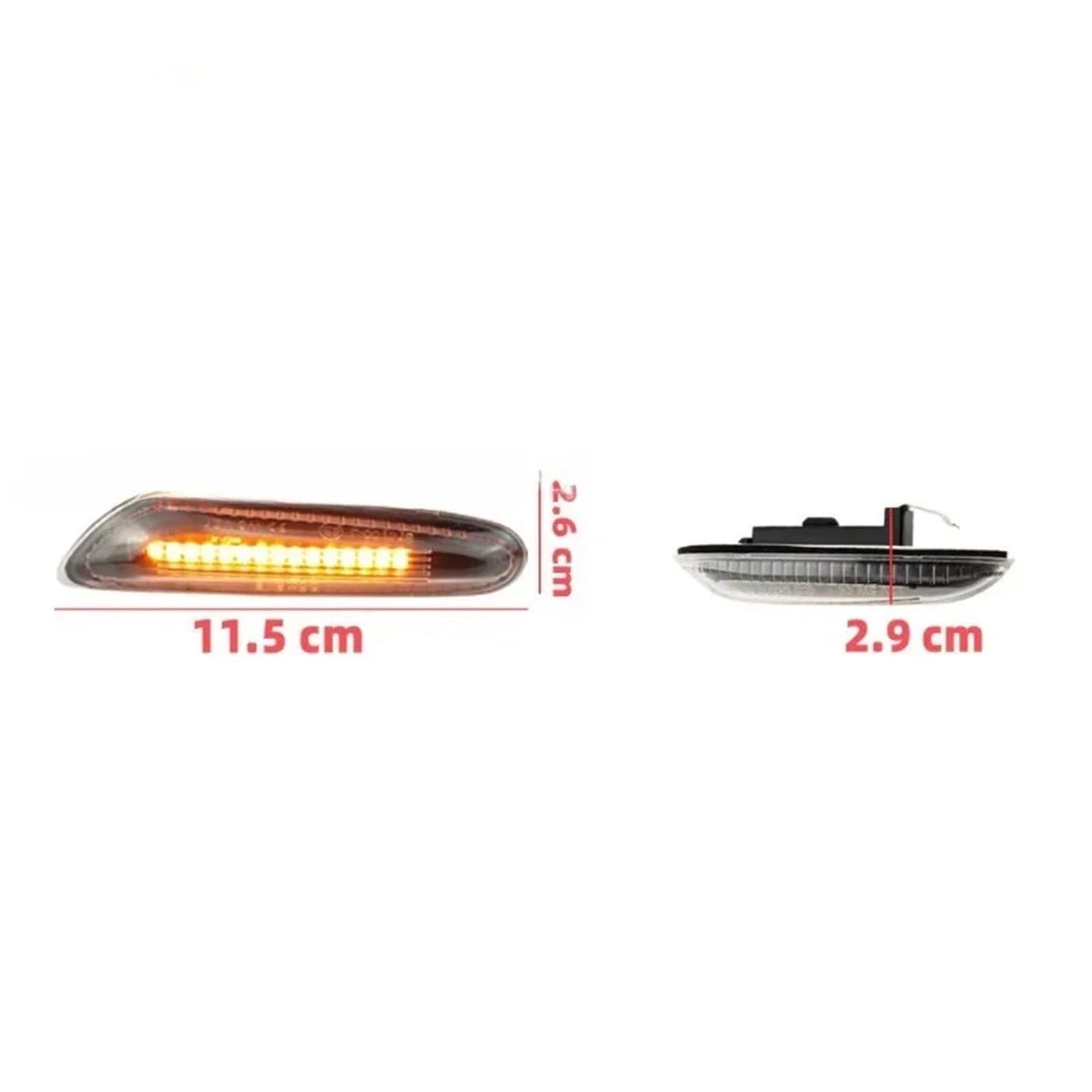 LED Side Marker Turn Signal Lights for BMW E90 E91 E92 E93 E46 E53 E60 E61 X3 E83 X1 E84 E81 E82 E87 E88