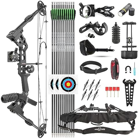 SHARROW 20-70 LBS Adjustable Compound Bow Set Cover