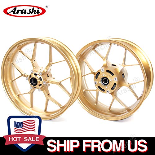 Arashi Wheel Rims Front and Rear for HONDA CBR1000RR 2008-2016 Motorcycle Replacement Accessories CBR 1000 RR 1000RR CBR1000 ABS Repsol SP Gold 2009 2010 2011 2012 2013 2014 2015