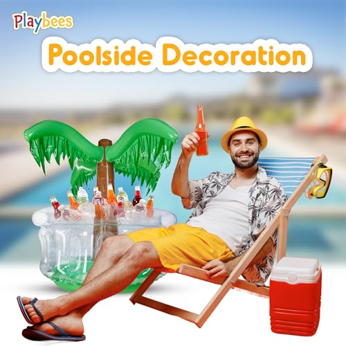 image for Playbees Inflatable Palm Tree Cooler 28