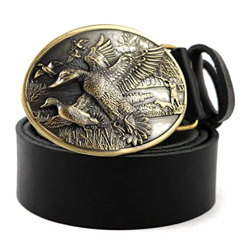 Brass Buckle Mallard, Handmade Duck Hunting Belt Buckle, Trophy Duck Season Hunter Gift, Waterfowl Solid Brass Belt Buckle For Duck Hunters #TOP5
