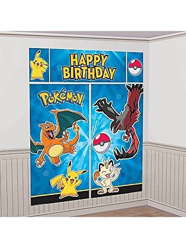 Pokemon Pikachu Scene Setters Kit de decoración de pared Modelo: 670366