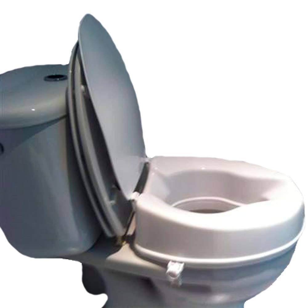 Rialzo per wc, Alzawater, Con coperchio, 10 cm, Comodo, Pratico