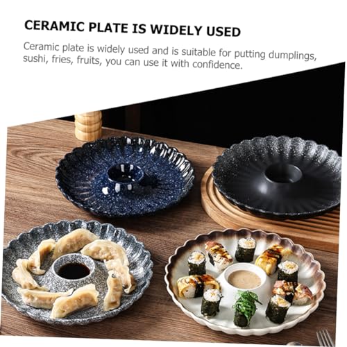 Plato de cerámica para sushi estilo japonés miniatura 7